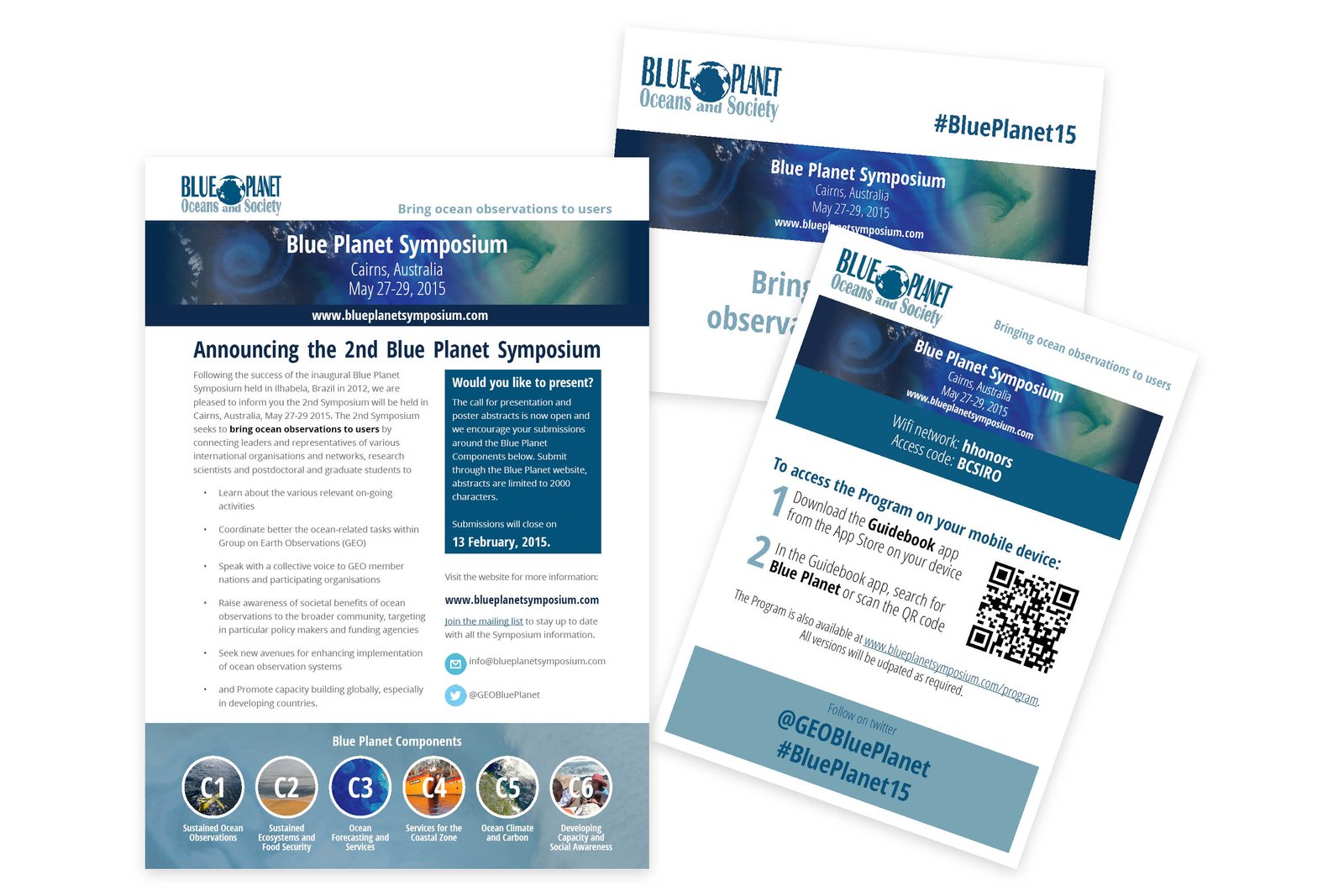 Blue Planet Symposium 2015 Blue Planet Symposium 2015