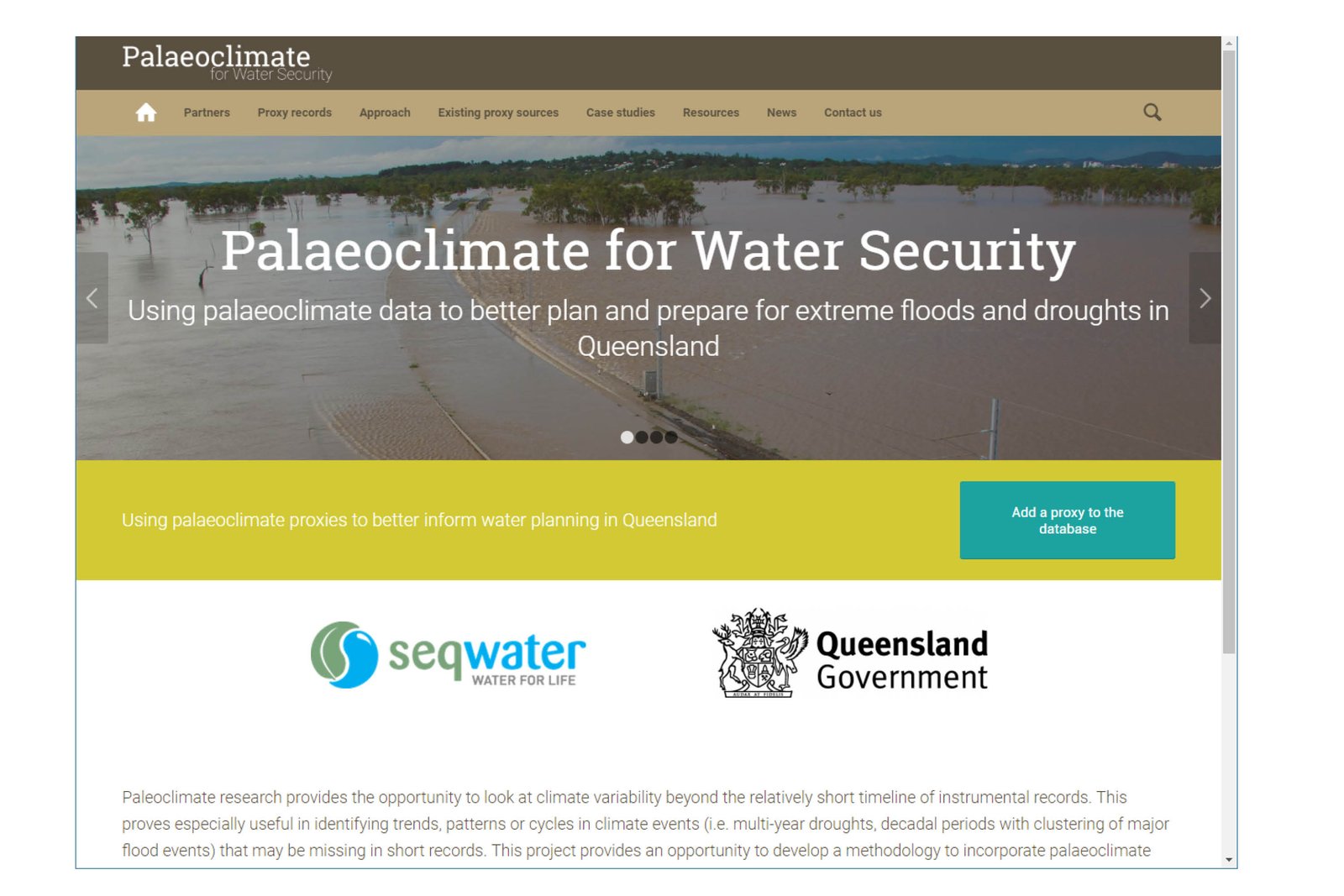 Palaeoclimate website